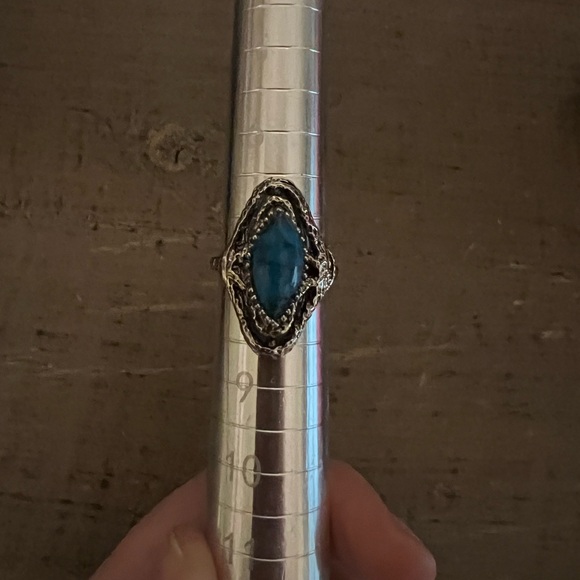 Jewelry - Stunning Blue/turquoise Silver Women's Ring
